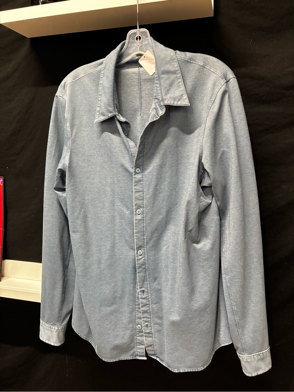 lululemon athletica Light Blue Men's Casual Button-Down Shirt